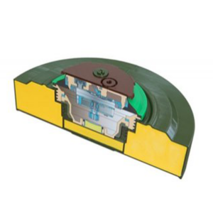 Модель ТМ-62(в розрізі)