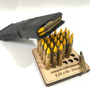 Патрон навчальний 5,56х45(на плашці 30шт)